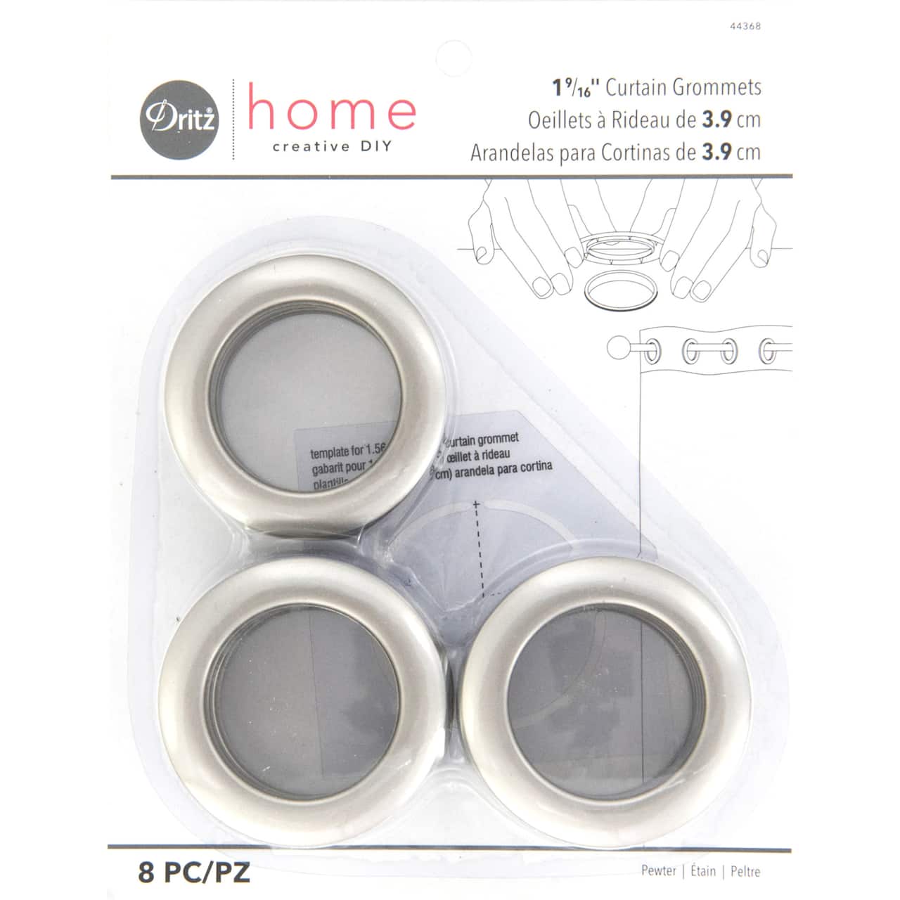 Dritz® Home 1.562" Curtain Grommets, 8ct.